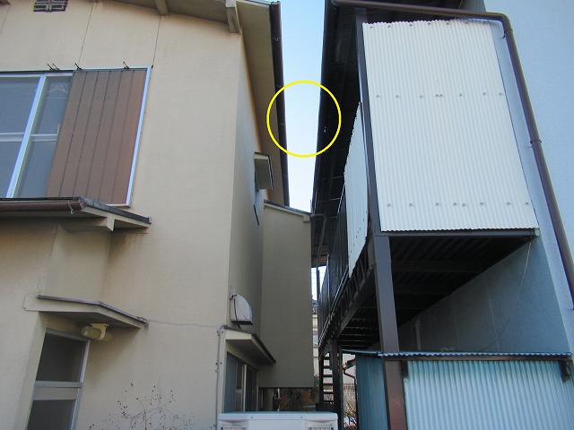 甲府市　棟板金交換工事